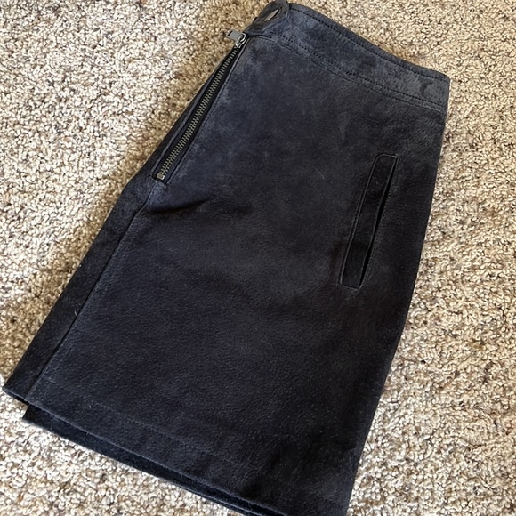 Blank NYC Free People Dark Gray Suede Mini Skirt - Picture 9 of 9